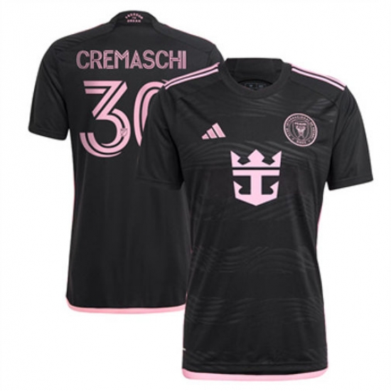 Youth Inter Miami CF Benjamin Cremaschi 2024 25 Away Replica Black Youth Inter Miami CF Benjamin Cremaschi 2024 25 Away Replica Black