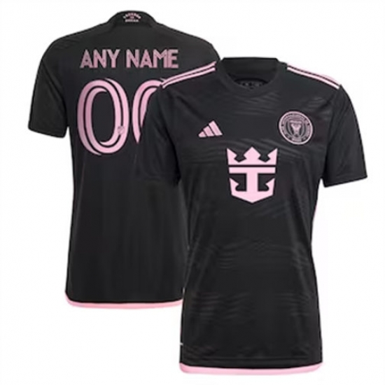 Youth Inter Miami CF Custom 2024 25 Away Replica Black Youth Inter Miami CF Custom 2024 25 Away Replica Black