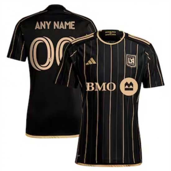 Men Los Angeles FC Custom 2024 25 Home Replica Black Men Los Angeles FC Custom 2024 25 Home Replica Black