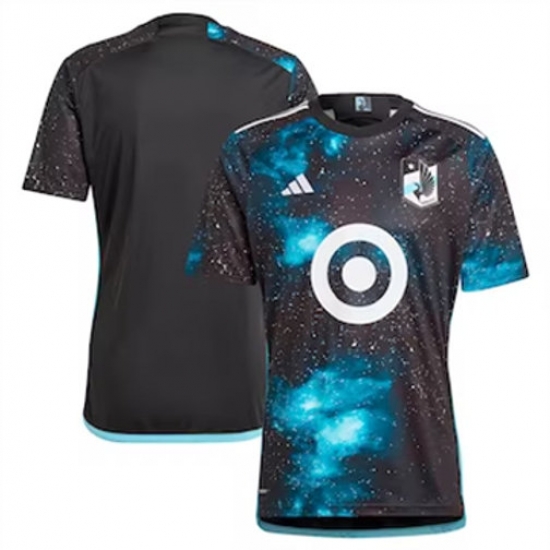 Men Minnesota United FC Blank 2024 25 Home Replica Black Men Minnesota United FC Blank 2024 25 Home Replica Black