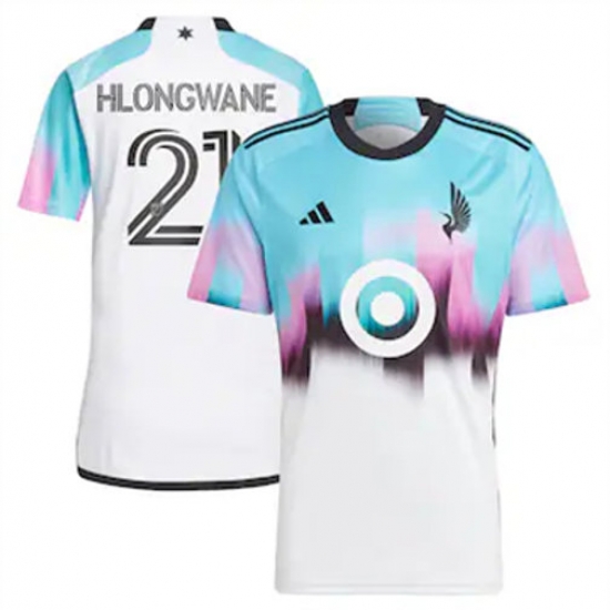 Men Minnesota United FC Bongokuhle Hlongwane 2023 24 Away Replica White Men Minnesota United FC Bongokuhle Hlongwane 2023 24 Away Replica White