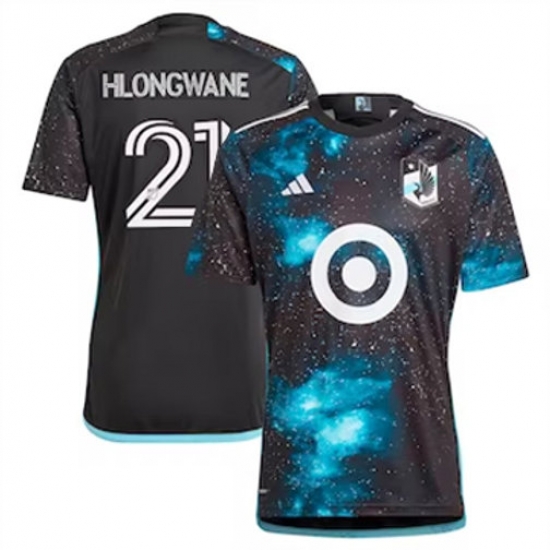 Men Minnesota United FC Bongokuhle Hlongwane 2024 25 Home Replica Black Men Minnesota United FC Bongokuhle Hlongwane 2024 25 Home Replica Black