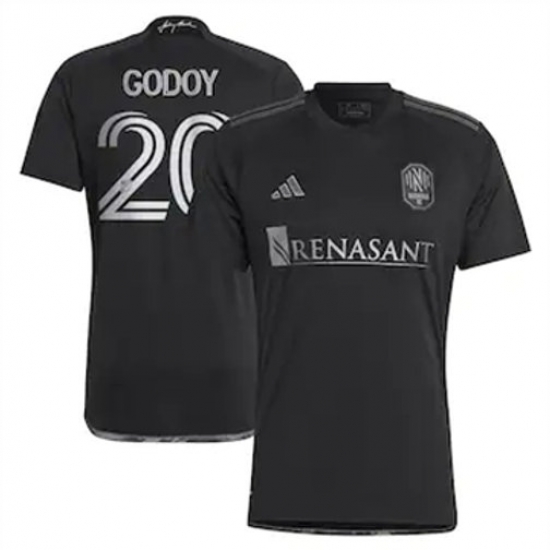 Men Nashville SC Anibal Godoy 2023 24 Away Replica Black Men Nashville SC Anibal Godoy 2023 24 Away Replica Black