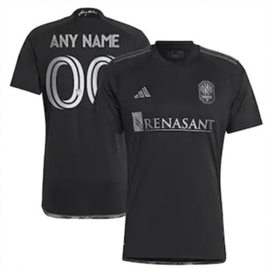 Men Nashville SC Custom 2023 24 Away Replica Black Men Nashville SC Custom 2023 24 Away Replica Black