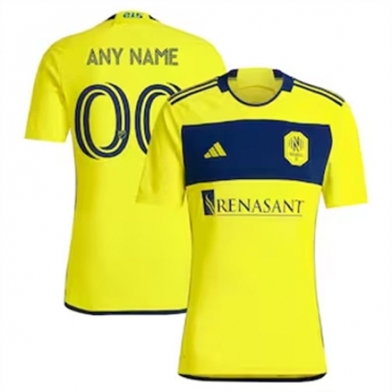 Men Nashville SC Custom 2024 25 Home Replica Yellow Men Nashville SC Custom 2024 25 Home Replica Yellow