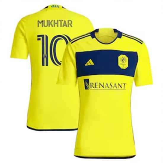 Men Nashville SC Hany Mukhtar 2024 25 Home Replica Yellow Men Nashville SC Hany Mukhtar 2024 25 Home Replica Yellow