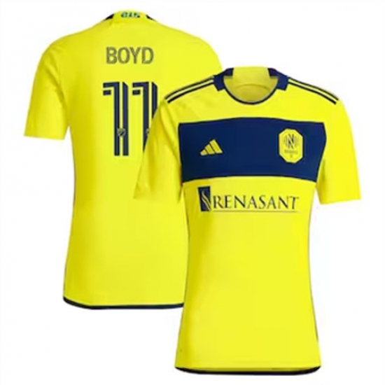 Men Nashville SC Tyler Boyd 2024 25 Home Replica Yellow Men Nashville SC Tyler Boyd 2024 25 Home Replica Yellow