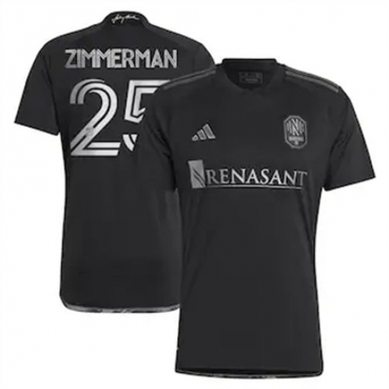 Men Nashville SC Walker Zimmerman 2023 24 Away Replica Black Men Nashville SC Walker Zimmerman 2023 24 Away Replica Black