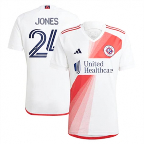 Men New England Revolution Dejuan Jones 2023 24 Away Replica White Men New England Revolution Dejuan Jones 2023 24 Away Replica White