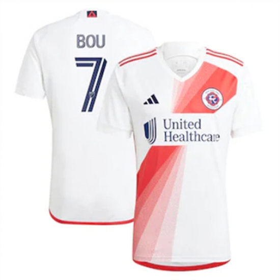 Men New England Revolution Gustavo Bou 2023 24 Away Replica White Men New England Revolution Gustavo Bou 2023 24 Away Replica White