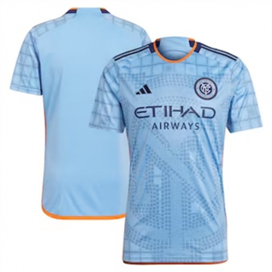 Men New York City FC Blank 2024 25 Home Replica Light Blue Men New York City FC Blank 2024 25 Home Replica Light Blue