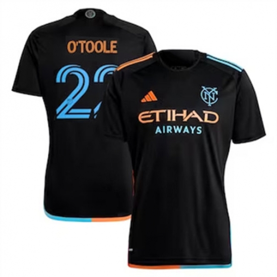 Men New York City FC Kevin O'Toole 2024 25 Away Replica Black Men New York City FC Kevin O'Toole 2024 25 Away Replica Black