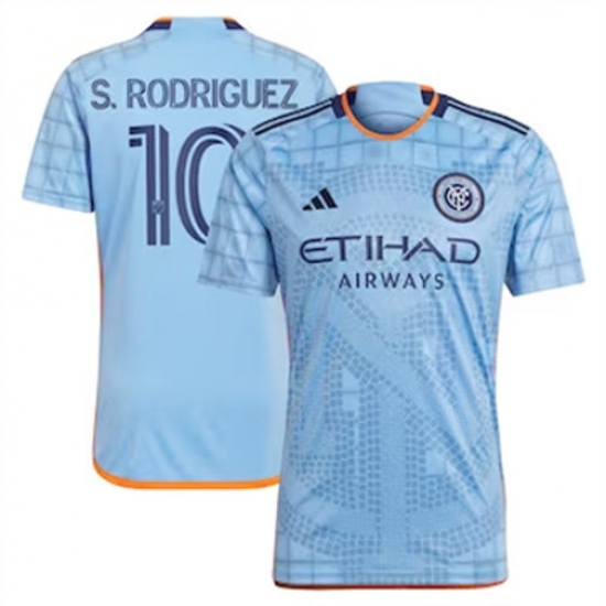 Men New York City FC Santiago Rodriguez 2024 25 Home Replica Light Blue Men New York City FC Santiago Rodriguez 2024 25 Home Replica Light Blue