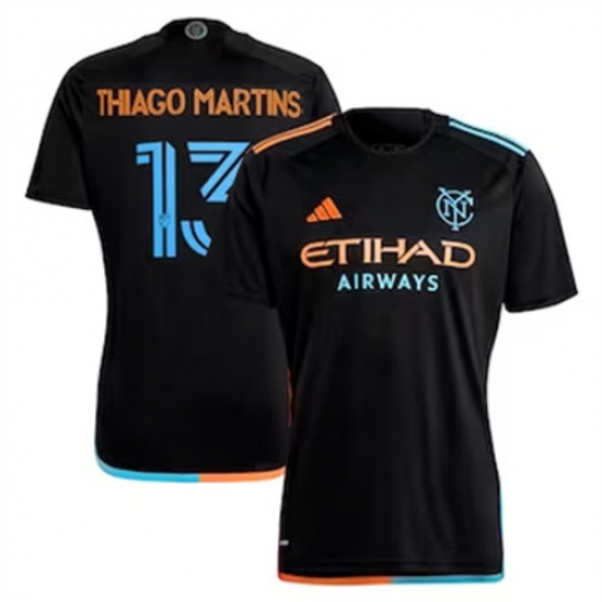 Men New York City FC Thiago Martins 2024 25 Away Replica Black Men New York City FC Thiago Martins 2024 25 Away Replica Black
