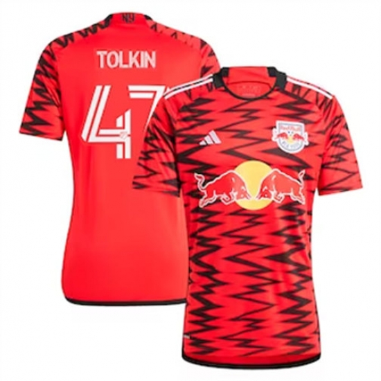 Men New York Red Bulls John Tolkin 2024 25 Home Replica Red Men New York Red Bulls John Tolkin 2024 25 Home Replica Red