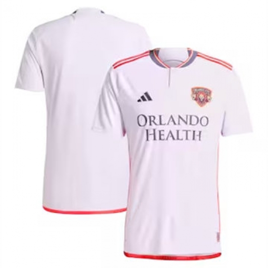 Men Orlando City SC Blank 2024 25 Away Replica White Men Orlando City SC Blank 2024 25 Away Replica White