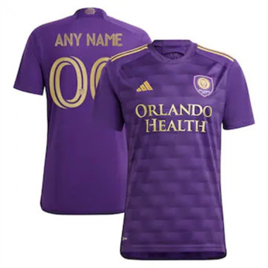 Men Orlando City SC Custom 2023 24 Home Replica Purple Men Orlando City SC Custom 2023 24 Home Replica Purple