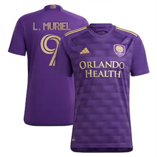 Men Orlando City SC Luis Muriel 2023 24 Home Replica Purple Men Orlando City SC Luis Muriel 2023 24 Home Replica Purple