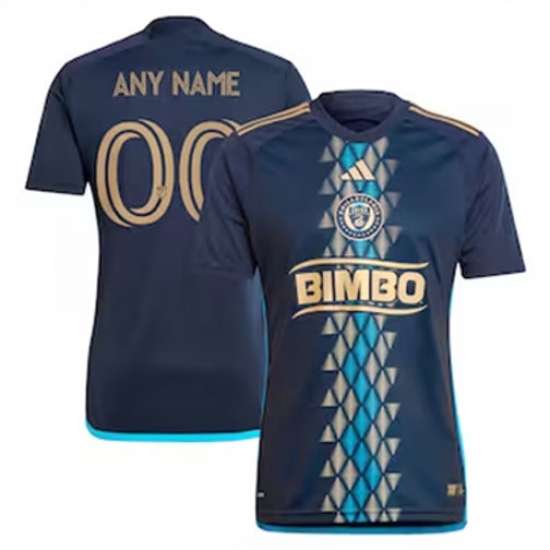 Men Philadelphia Union Custom 202425 Home Replica Navy Men Philadelphia Union Custom 202425 Home Replica Navy