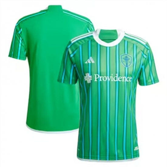 Men Seattle Sounders FC Blank 2024 25 Home Replica Green Men Seattle Sounders FC Blank 2024 25 Home Replica Green