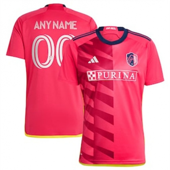 Men St. Louis City SC Custom 2023 24 Home Replica Red Men St. Louis City SC Custom 2023 24 Home Replica Red