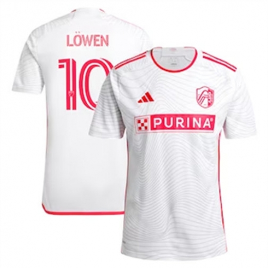 Men St. Louis City SC Eduard Lowen 2024 25 Away Replica White Men St. Louis City SC Eduard Lowen 2024 25 Away Replica White