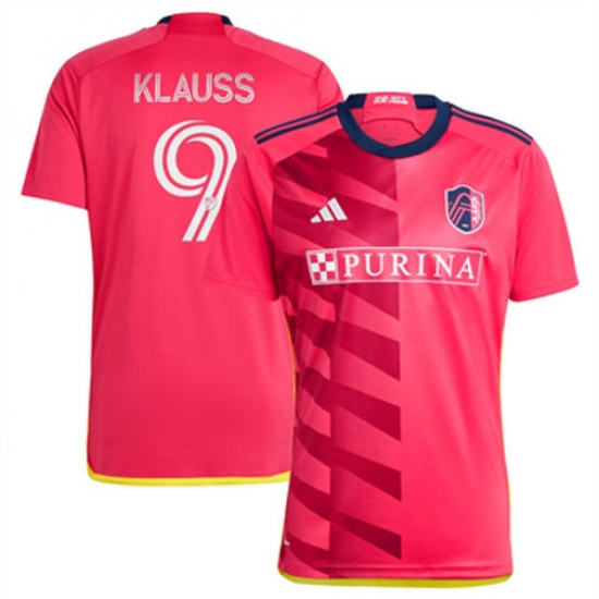 Men St. Louis City SC Joao Klauss 2023 24 Home Replica Red Men St. Louis City SC Joao Klauss 2023 24 Home Replica Red