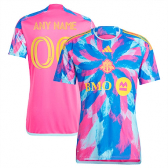 Men Toronto FC Custom 2023 24 Third Replica Pink Men Toronto FC Custom 2023 24 Third Replica Pink