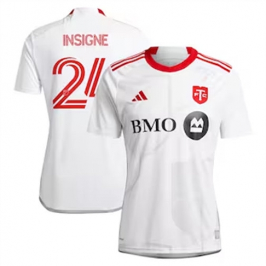 Men Toronto FC Lorenzo Insigne 2024 25 Away Replica White Men Toronto FC Lorenzo Insigne 2024 25 Away Replica White