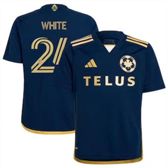 Men Vancouver Whitecaps FC Brian White 2024 25 Away Replica Navy Men Vancouver Whitecaps FC Brian White 2024 25 Away Replica Navy