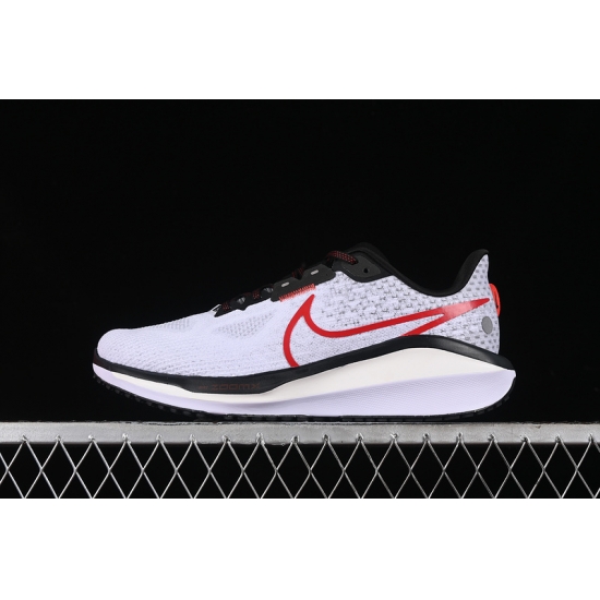 AIR ZOOM VOMERO 17 WHITE FIRE RED PLATINUM TINT BLACK FB1309 103 AIR ZOOM VOMERO 17 WHITE FIRE RED PLATINUM TINT BLACK FB1309 103