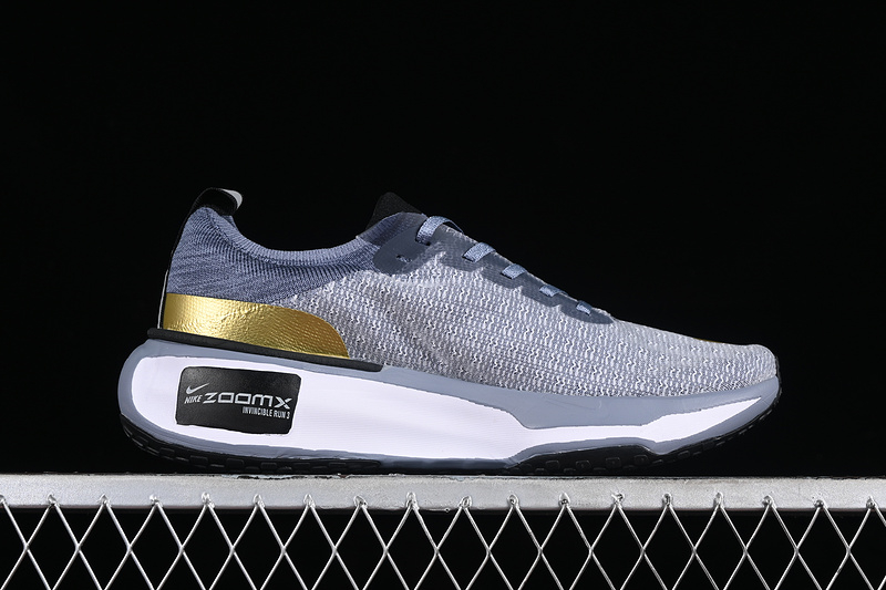 ZOOM X INVINCIBLE RUN FK 3 WHITE BLUE GREY GOLD